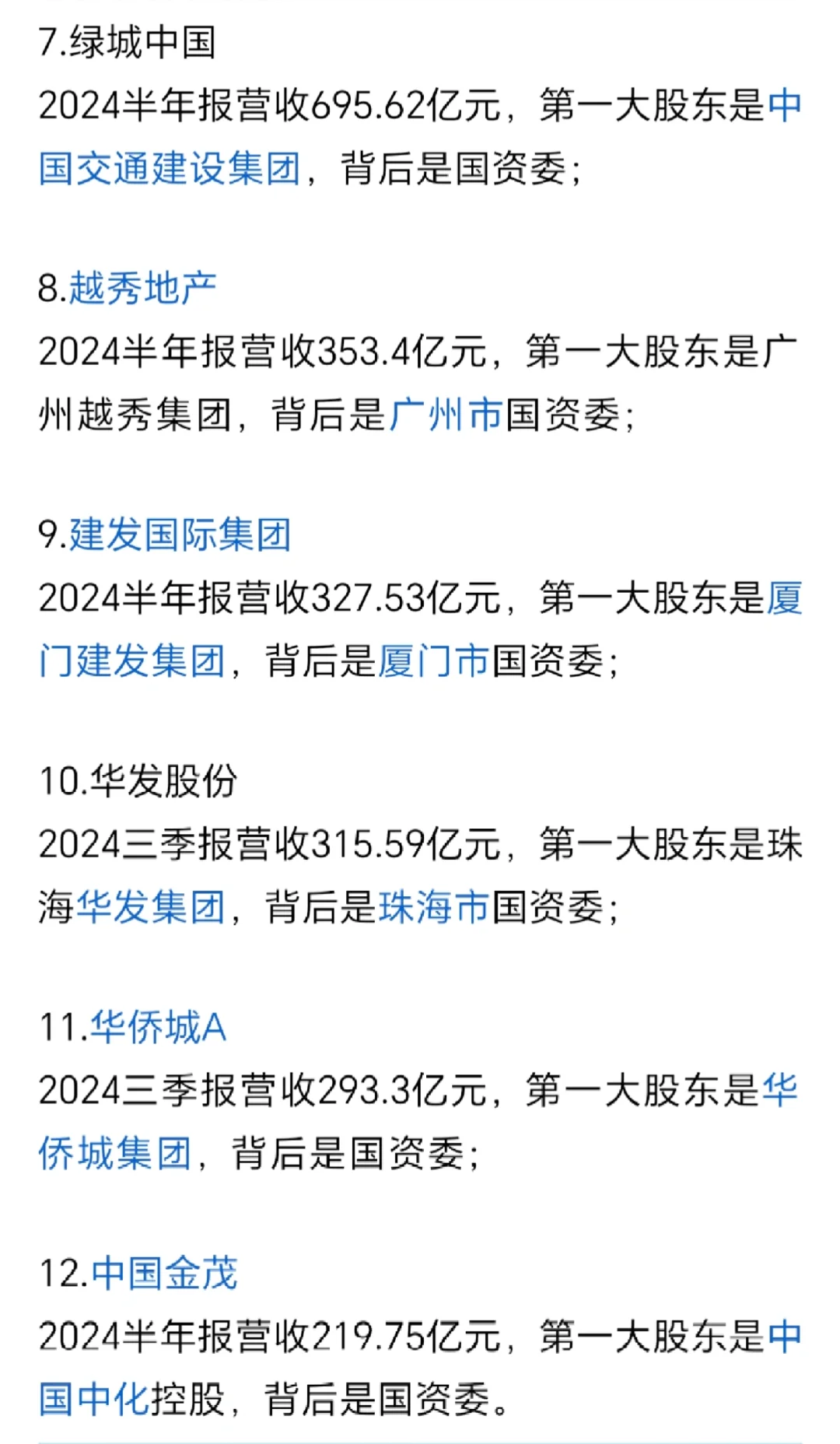 国资背景房企有多强？