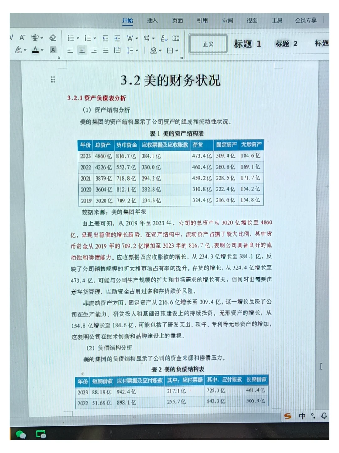 财务分析优秀案例-以美的为例