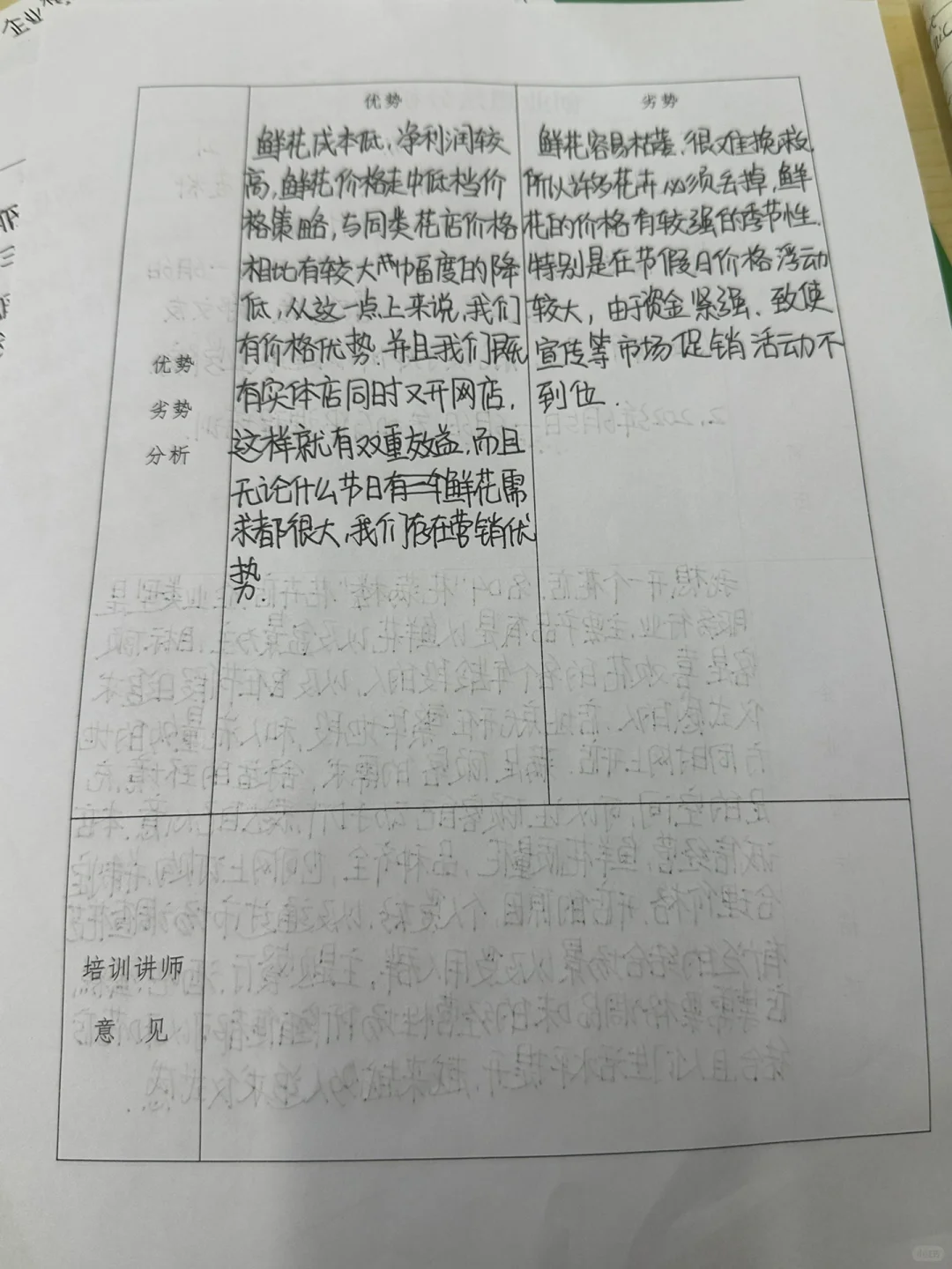 创业想法分析书