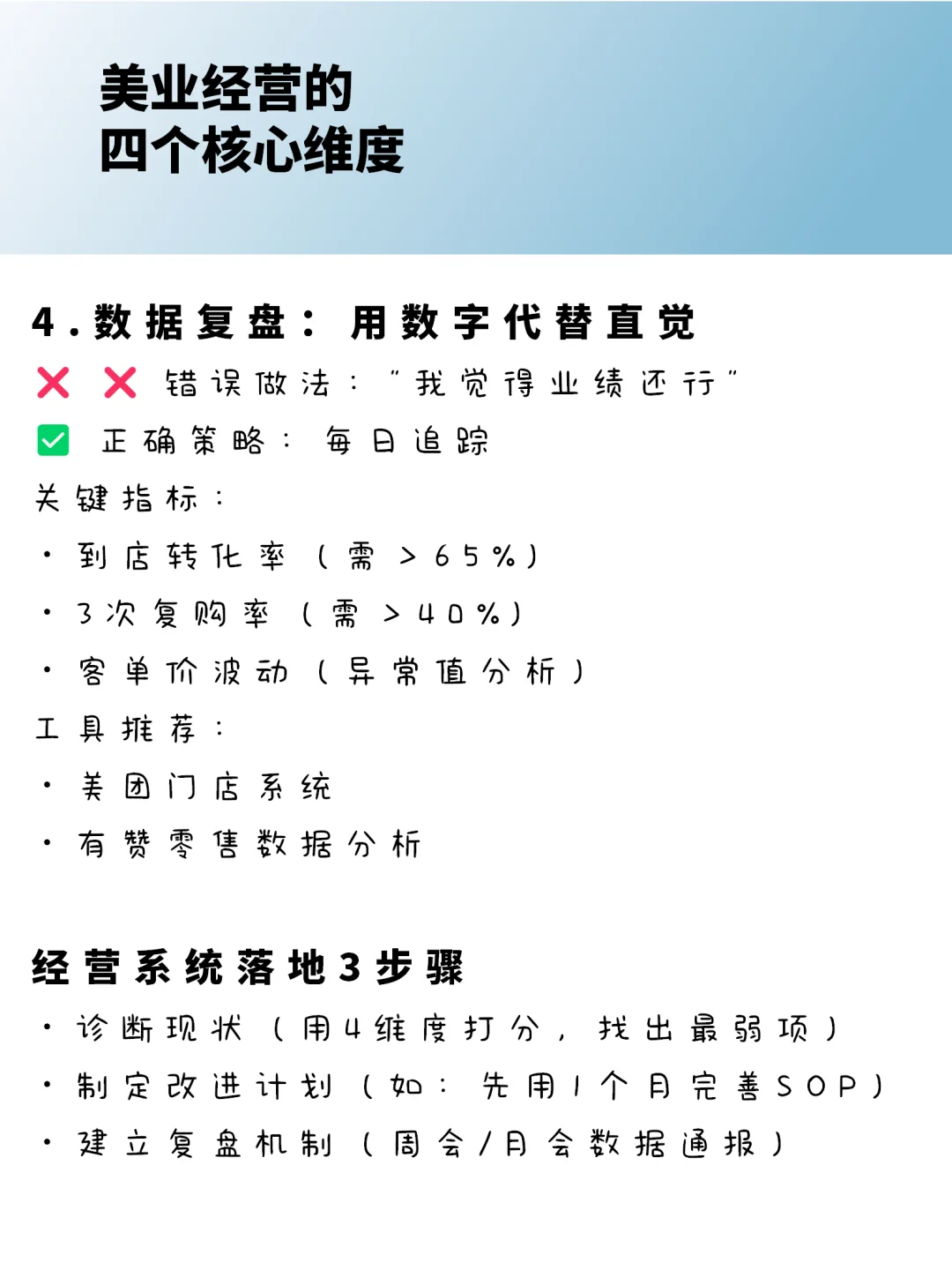 【美业经营4大核心】告别盲目创业！