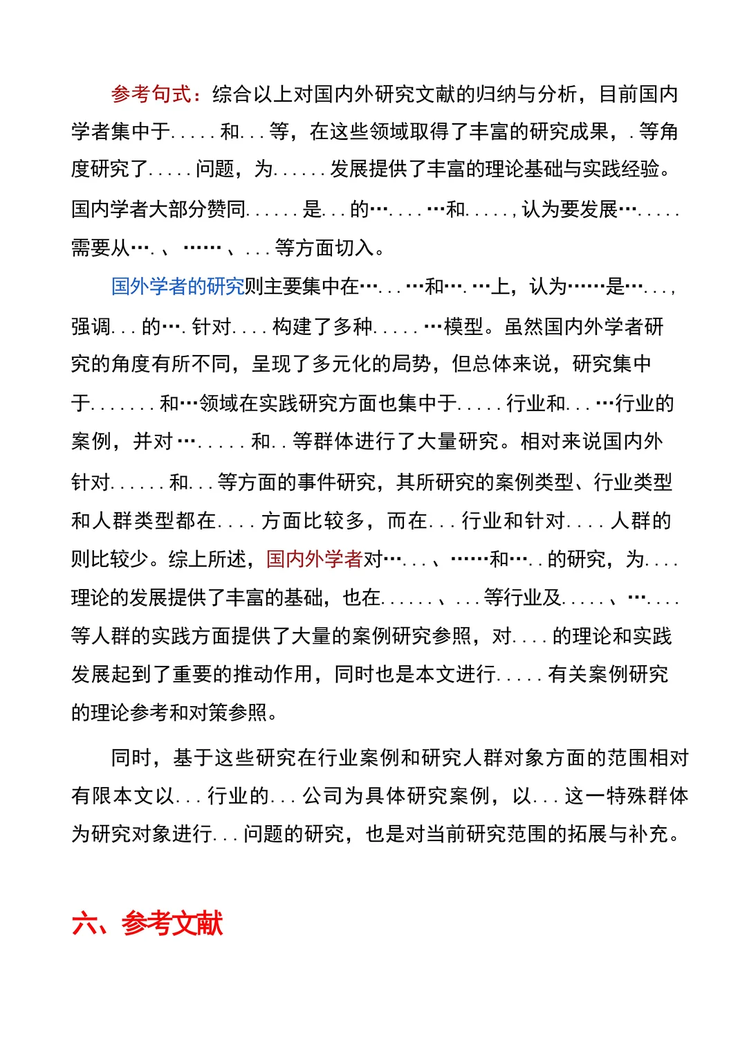 不会写文献综述都来死磕这篇啊啊啊?