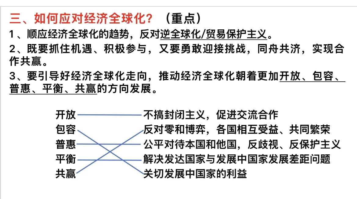 6.2日益开放的世界经济(高中政治选必一)