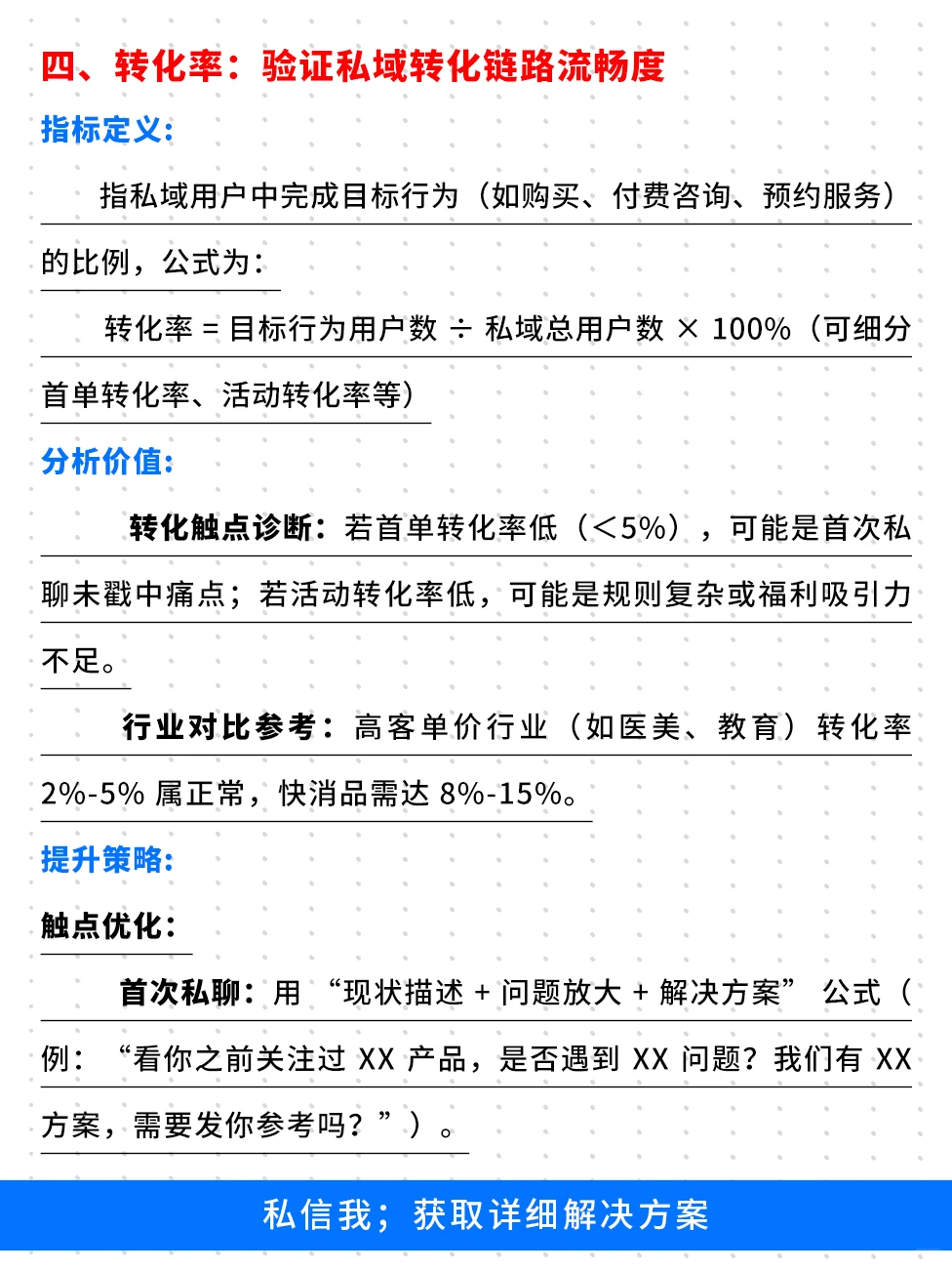 你还不知道如何复盘私域数据？