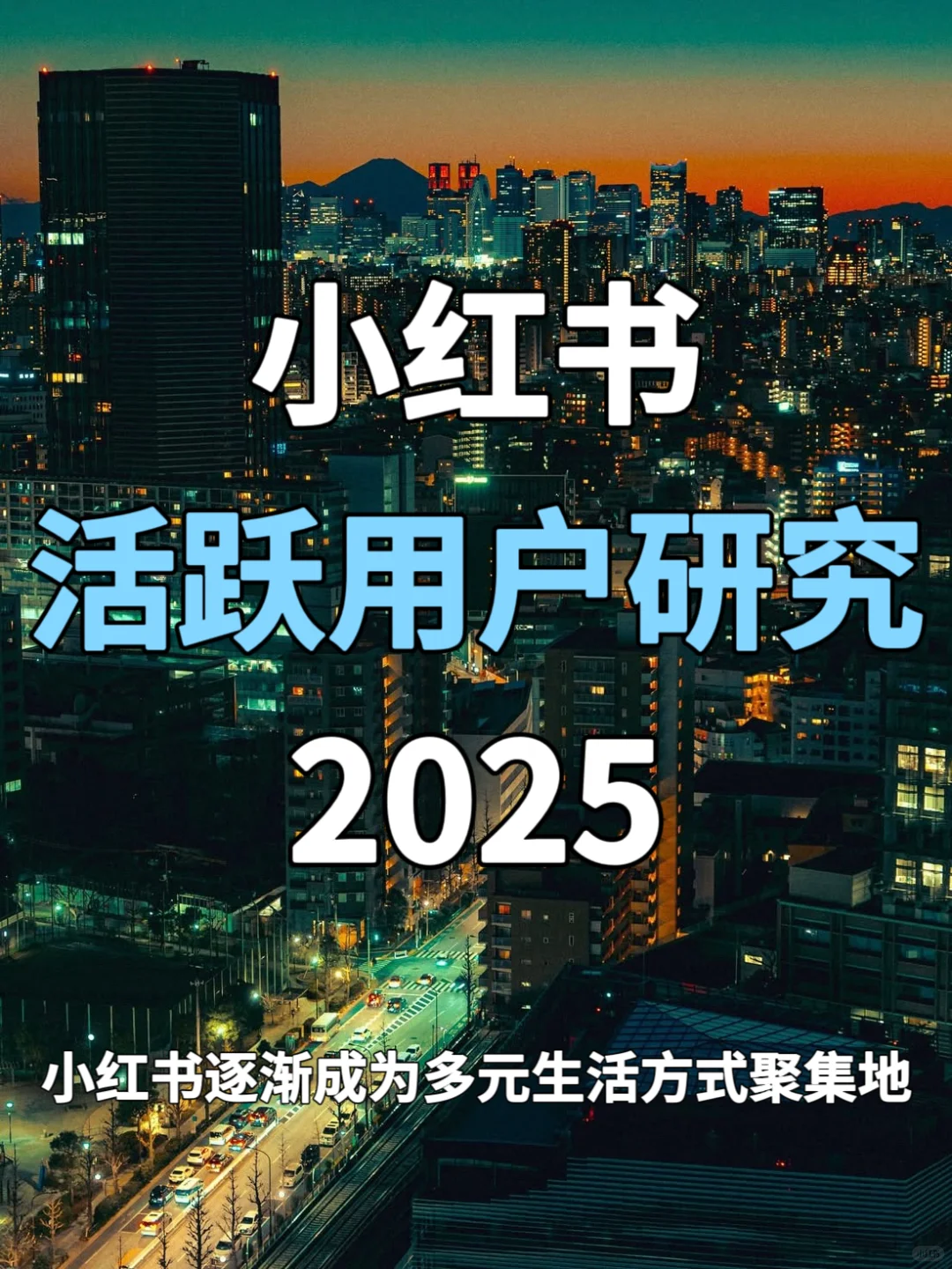2025小红书活跃用户研究报告
