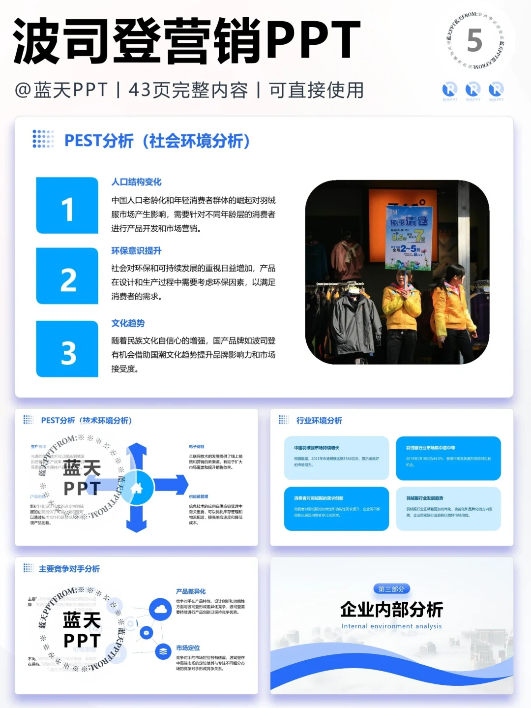 【215】波司登-品牌简介市场营销策略PPT