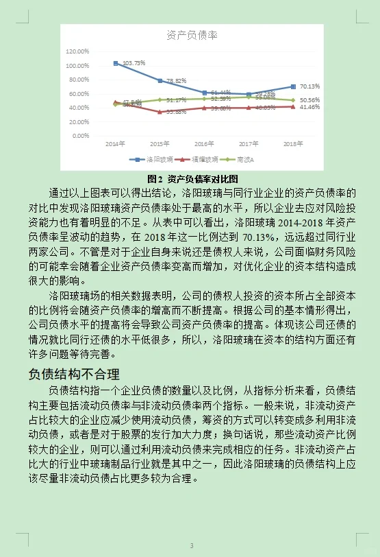 上市公司资本结构研究——案例分析