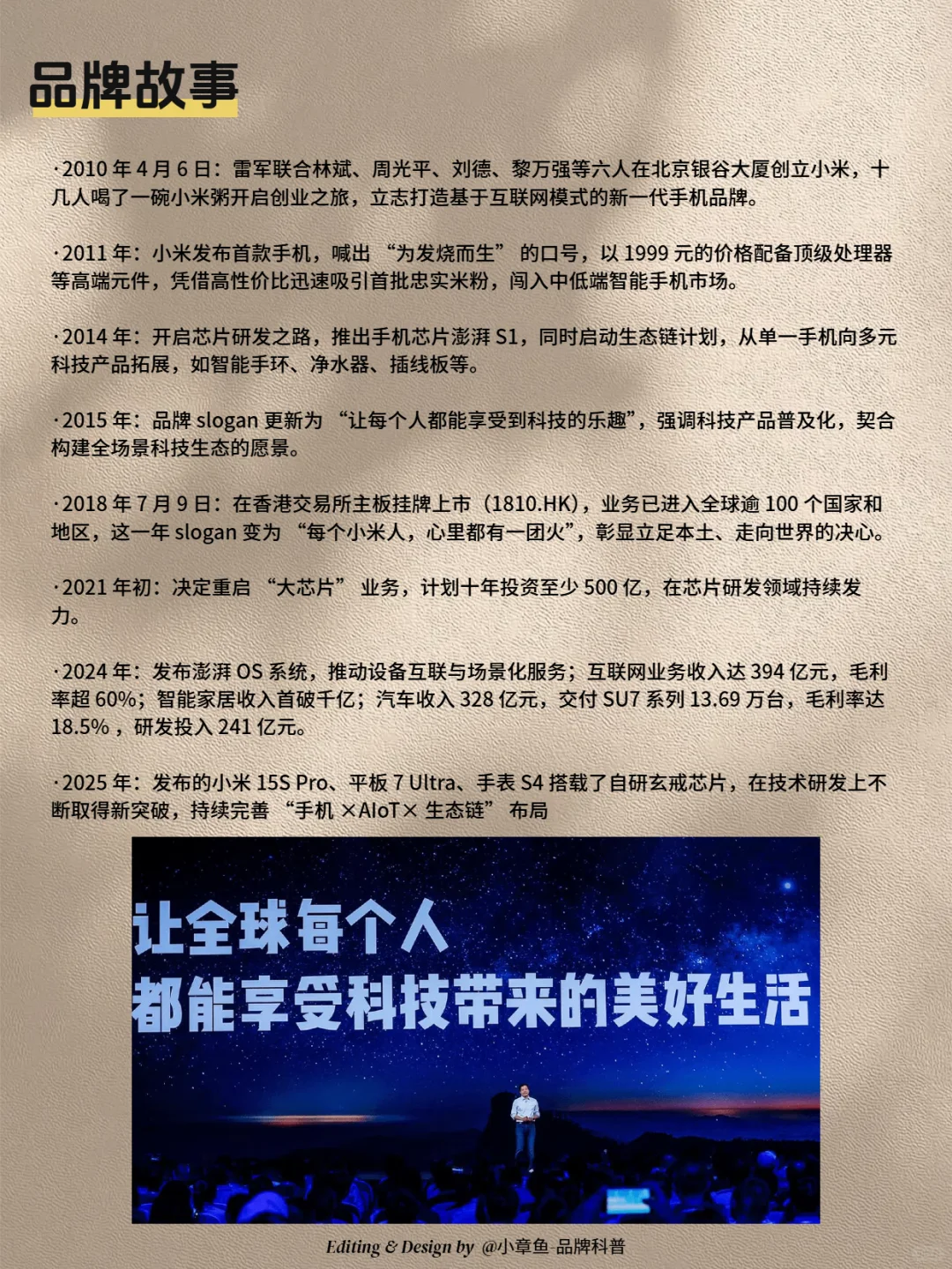 每天认识一个品牌 | 小米