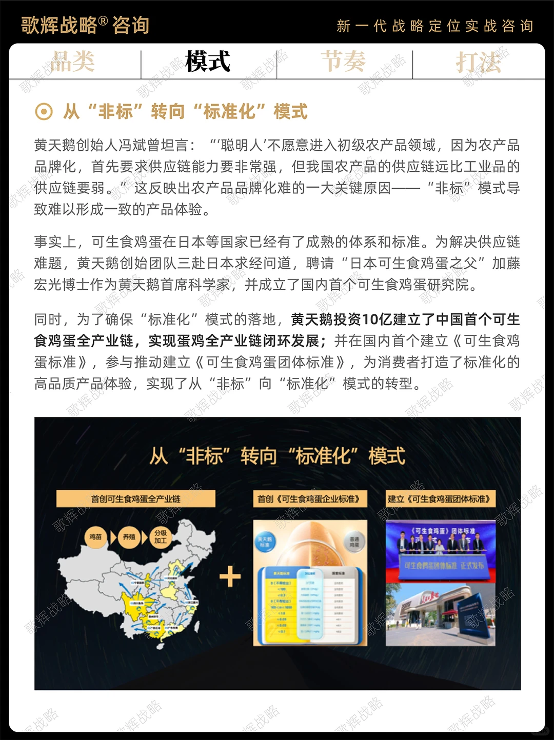 歌辉案例｜黄天鹅如何从0到1成为第一