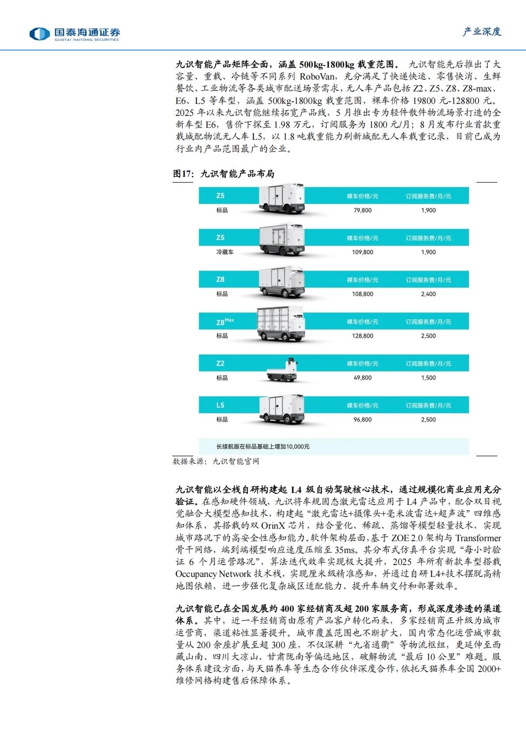 ?2025具身智能产业研究|物流无人车