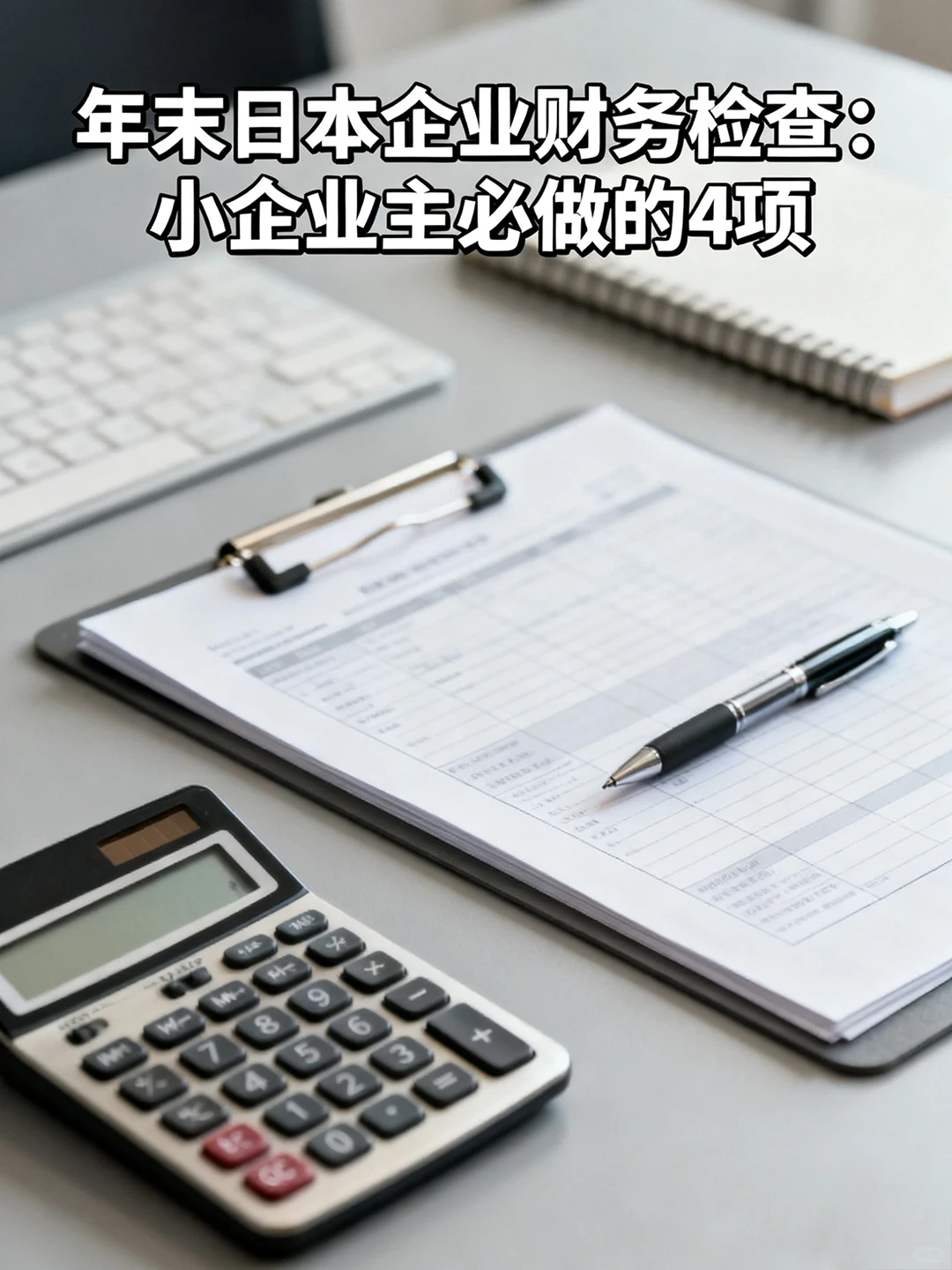年末日本企业财务检查:小企业主必做的4项