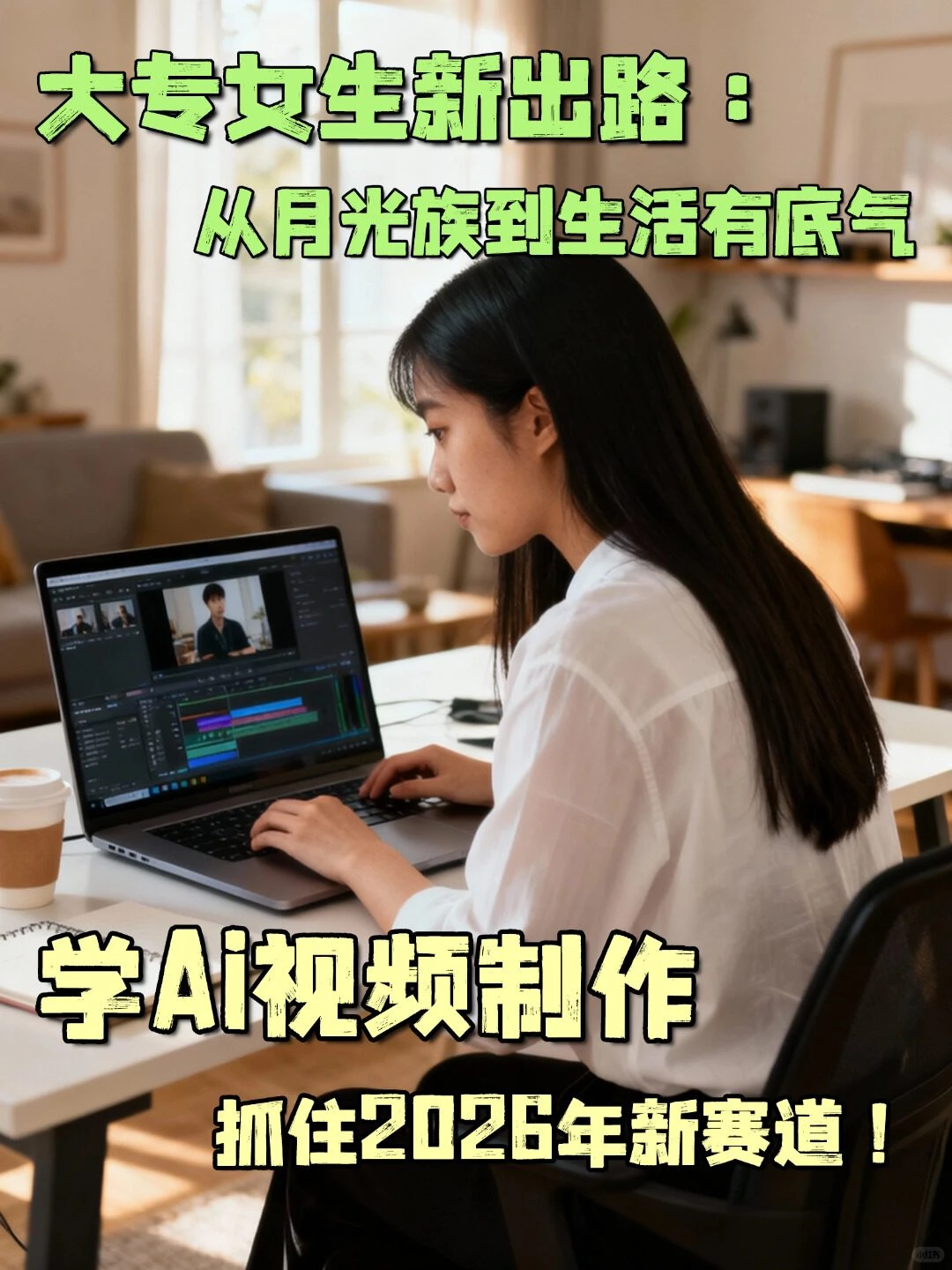 低学历女生新出路?AIGC视频制作!