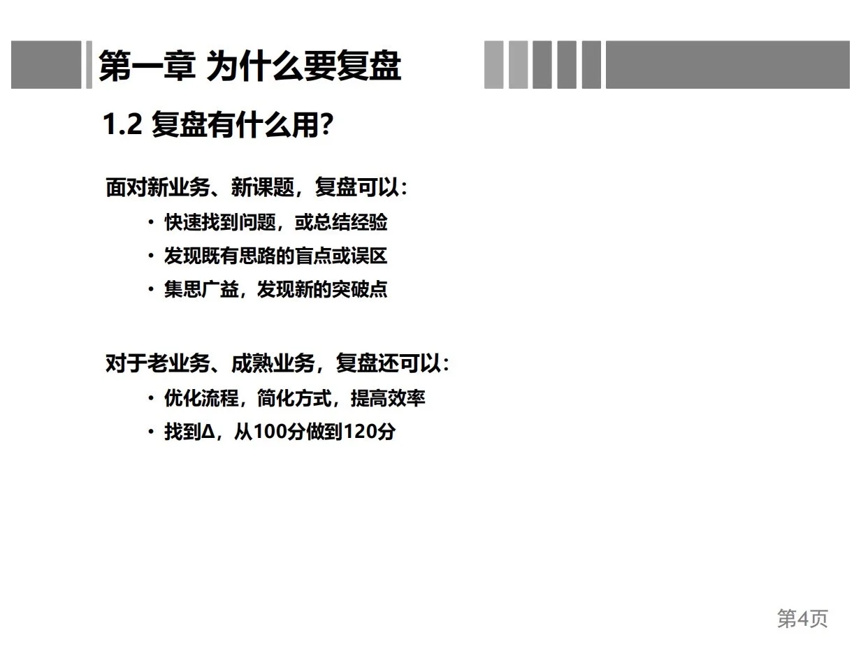 曝光！总经理复盘方法论！简直太牛了！