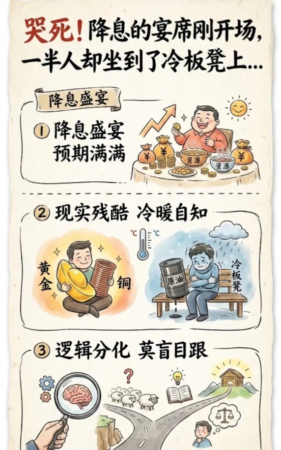 降息的宴席刚开场,一半人却坐到了冷板上…