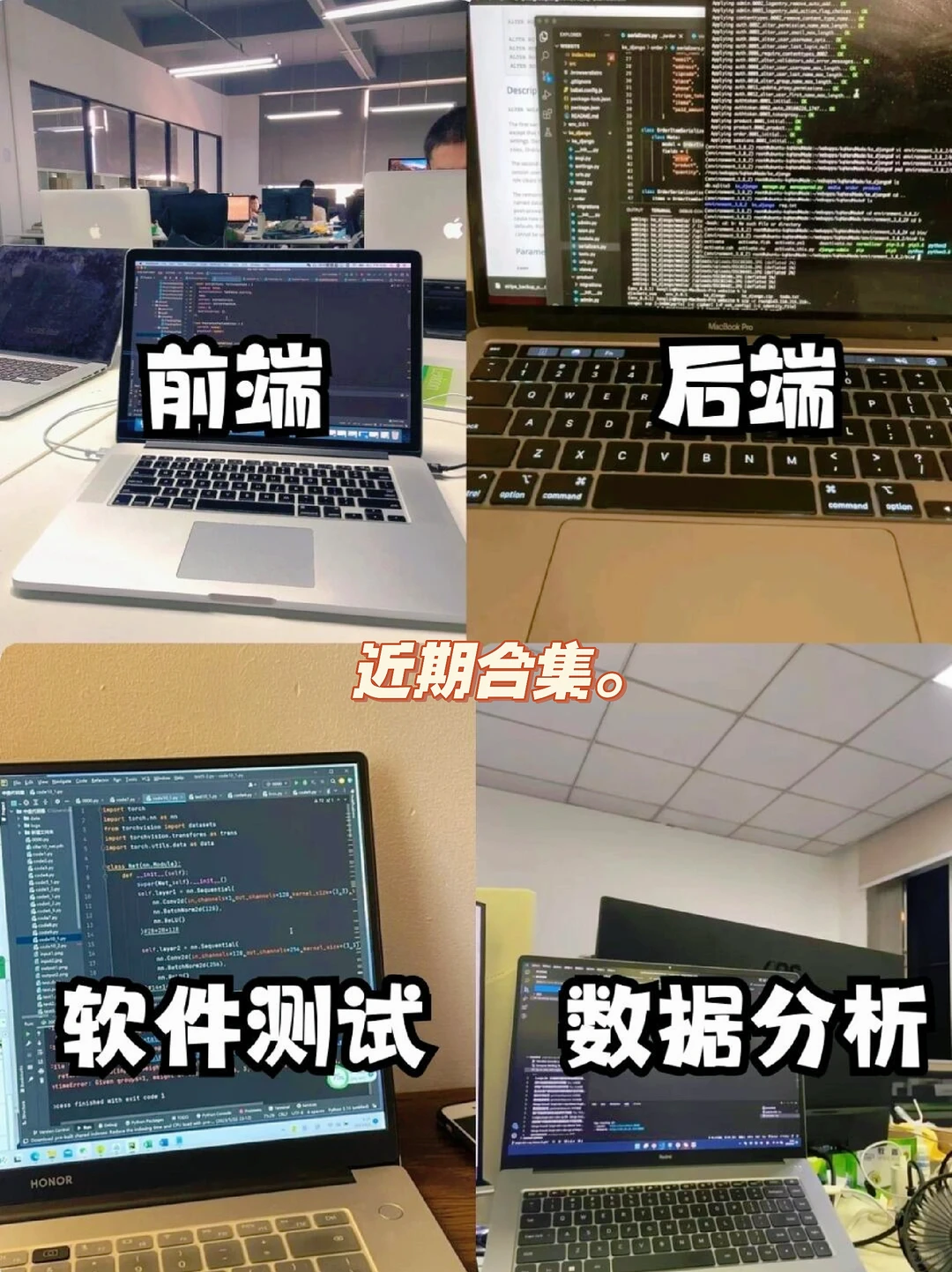 前端后端、软件测试、数据分析,到底那个更