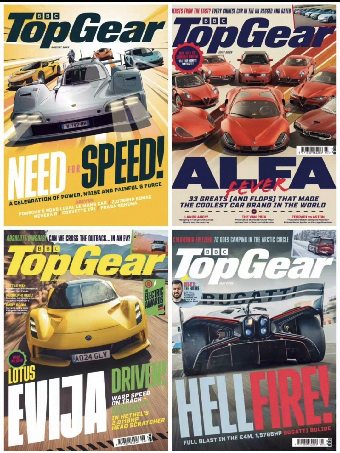 BBC Top Gear英国汽车杂志2005-2025年合集