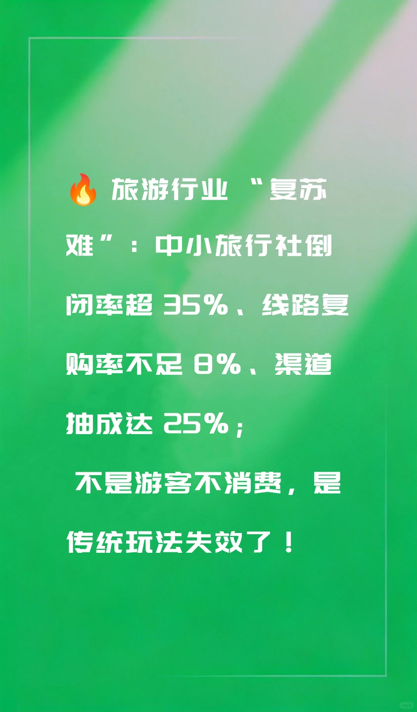 一天分析一个行业 旅游业