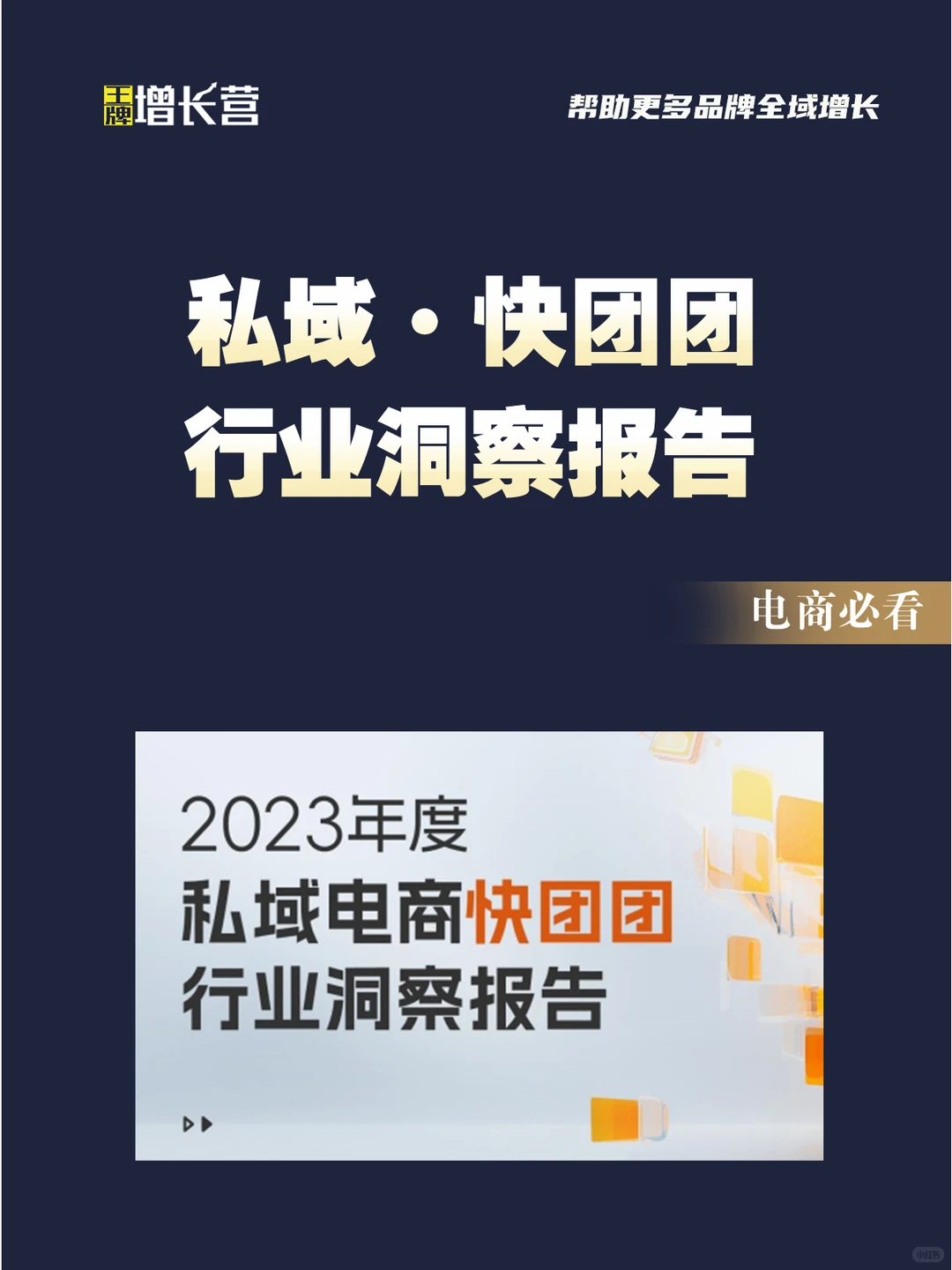 2023年度私域电商快团团行业洞察报告