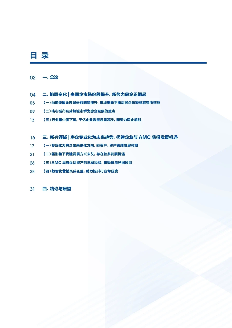 房地产行业竞争格局趋势研究