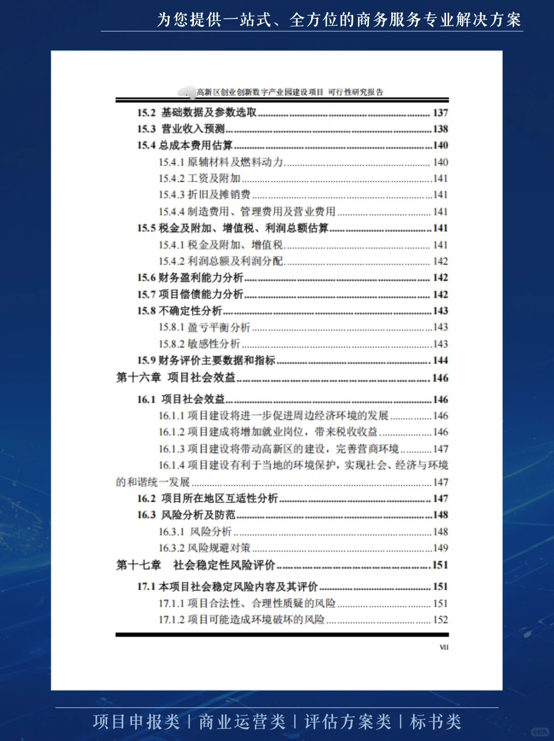 这份可行性研究报告，不仅厚而且专