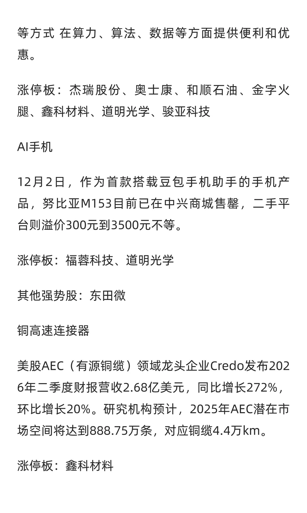 12月3日复盘笔记：大消费/医药/商业航天/AI