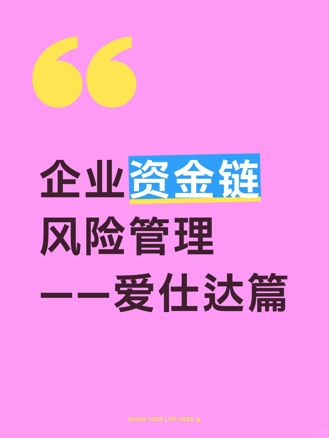 企业资金链风险管理——爱仕达篇