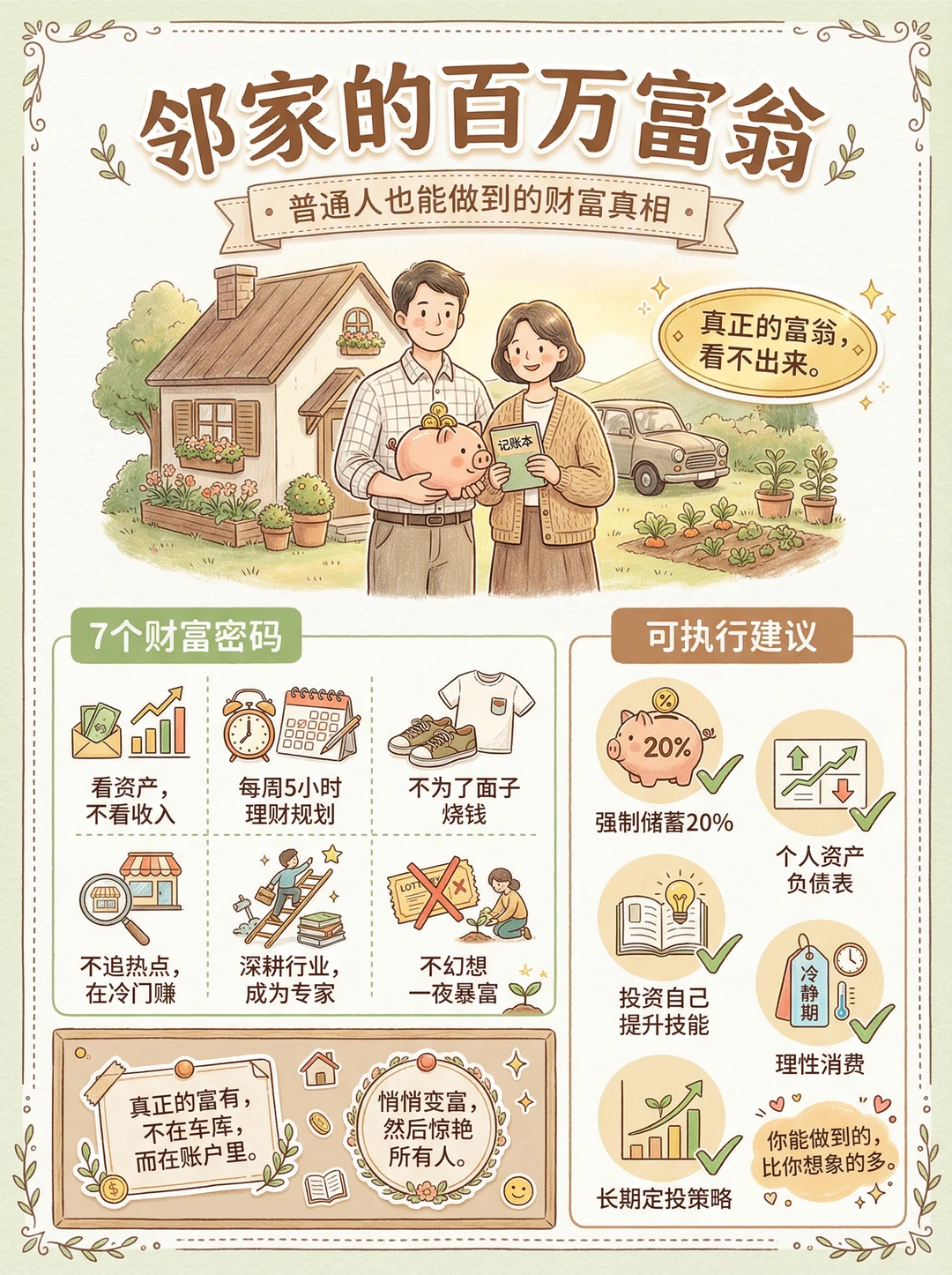 悄悄变富的7条底层规律(普通人可复制)