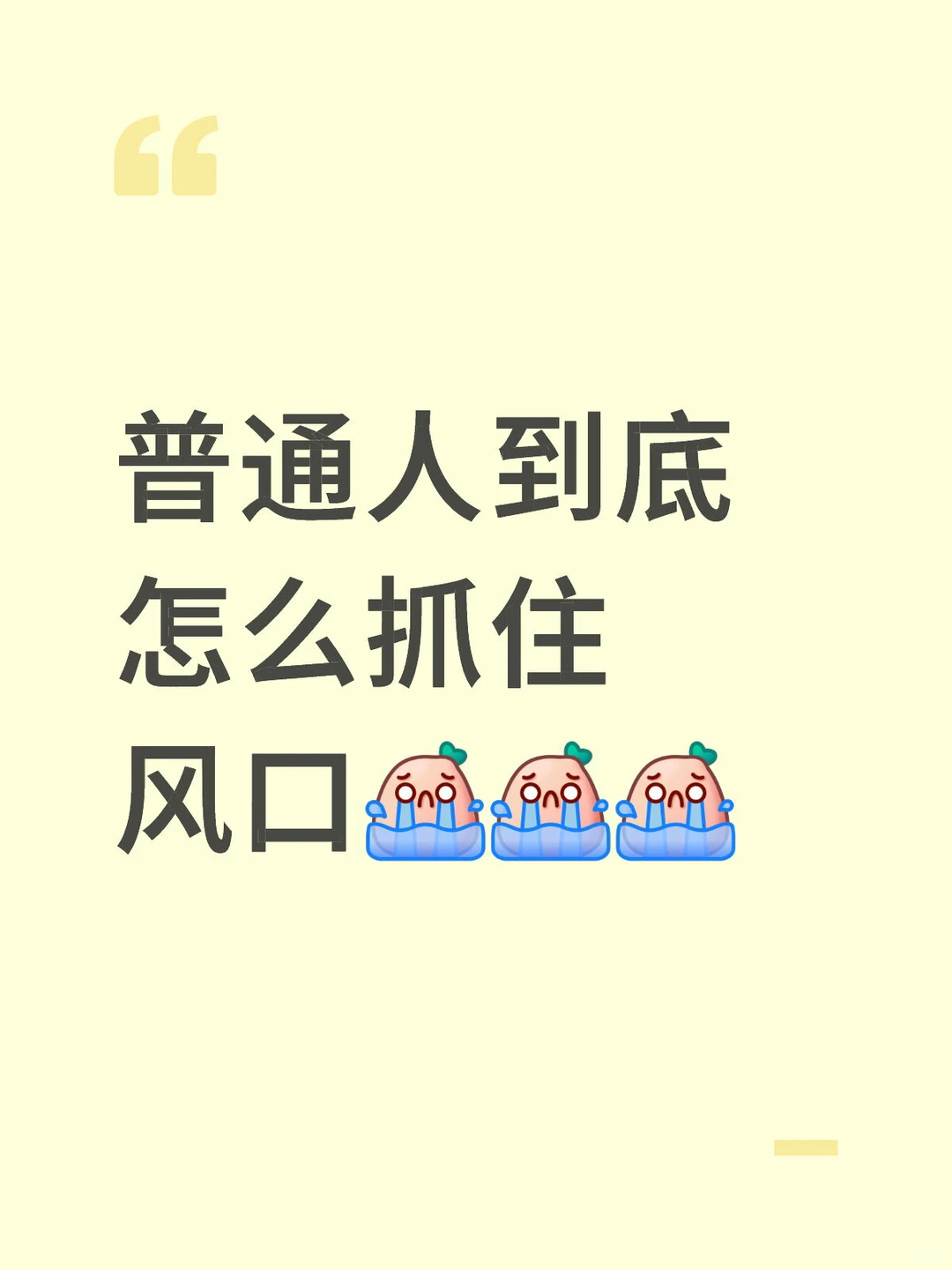 站在风口上猪都能起飞是真的