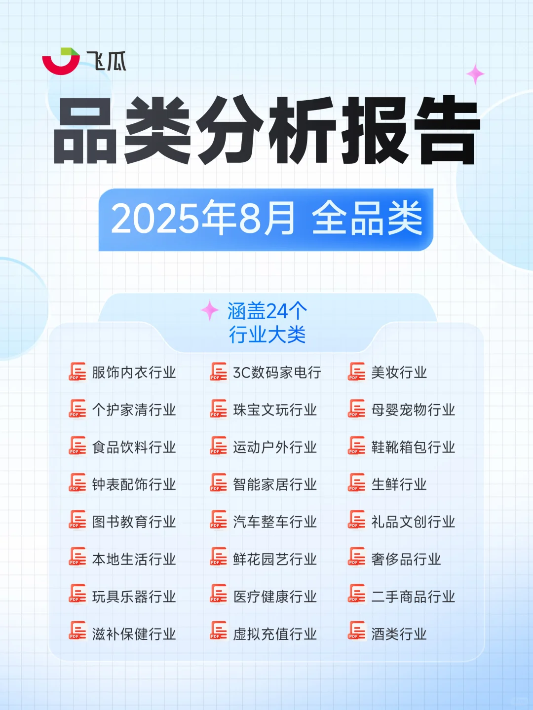 8月全品类报告！24 大行业趋势一次看清✨
