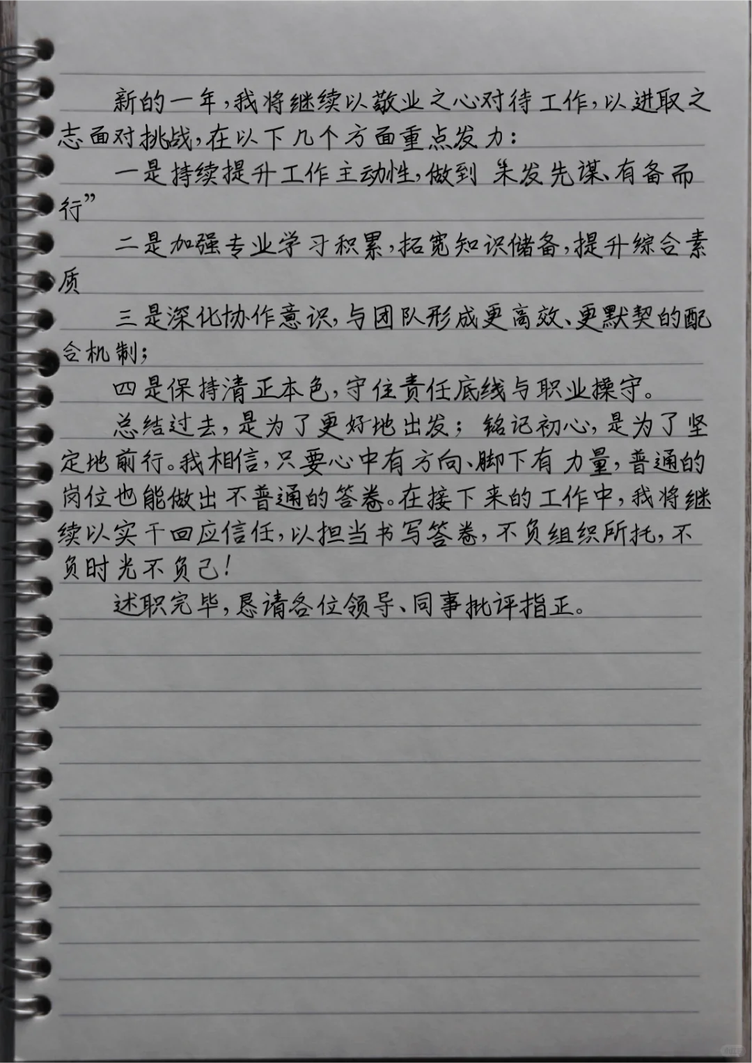 2025年述职报告