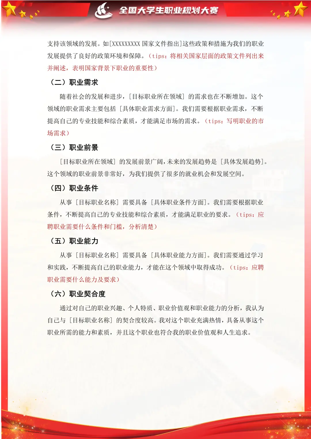 来看看给粉丝定制设计的获奖生涯发展报告