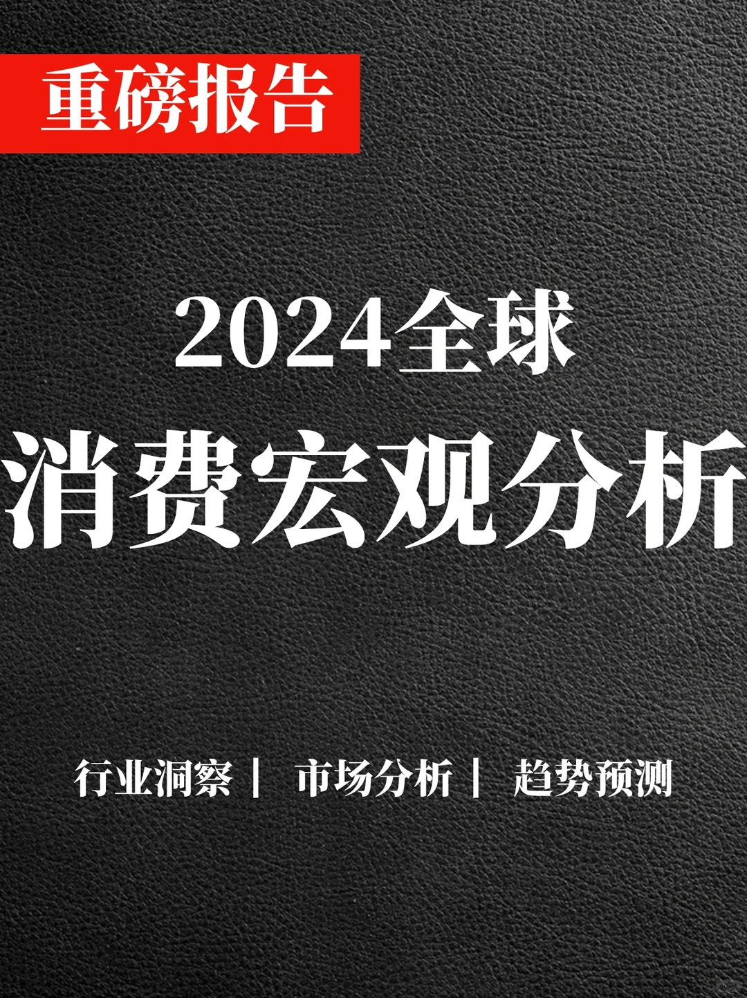 一文读懂2024全球消费宏观分析
