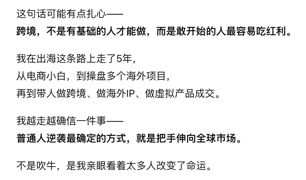 我出海5年摸索出的“屠龙术”,专教0经验的