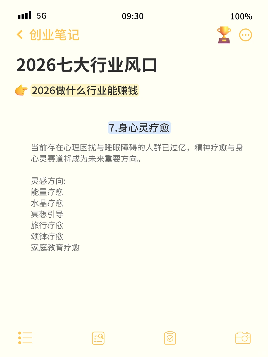 2026年七大风口行业