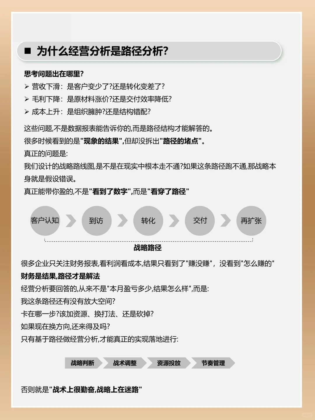 经营分析路径详细解读,构建运营指标体系