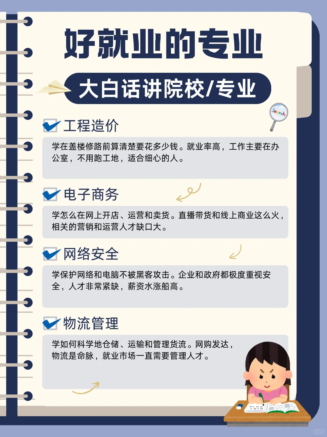 大白话解读:好就业的专业