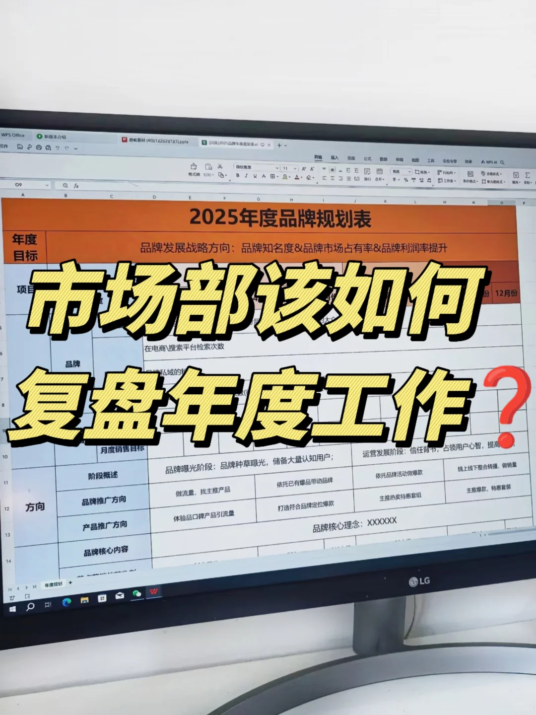市场部该如何复盘年度工作？？？?
