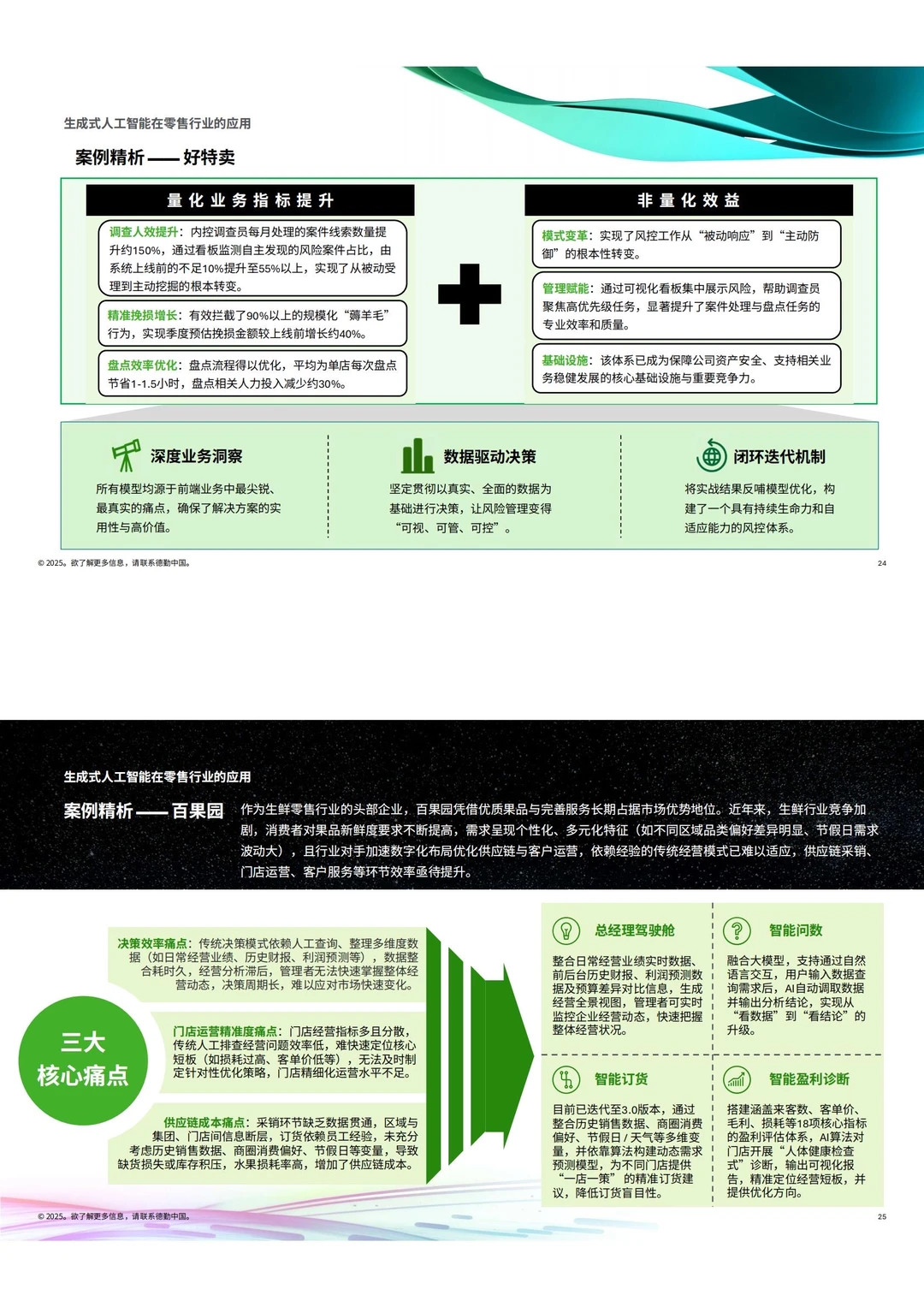 ✅德勤:2025生成式人工智能零售业落地全景
