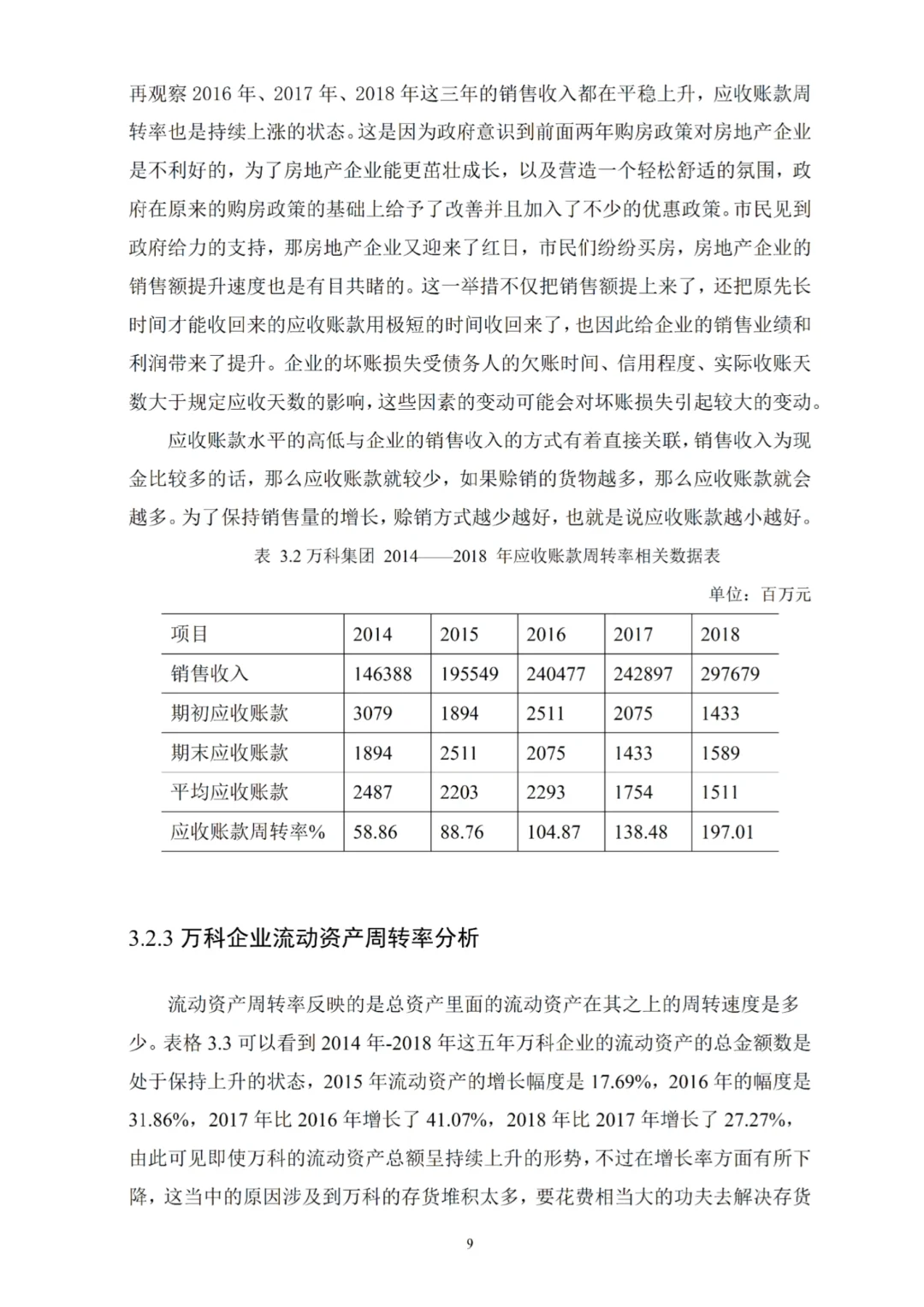 营运能力分析写成这样就可以了