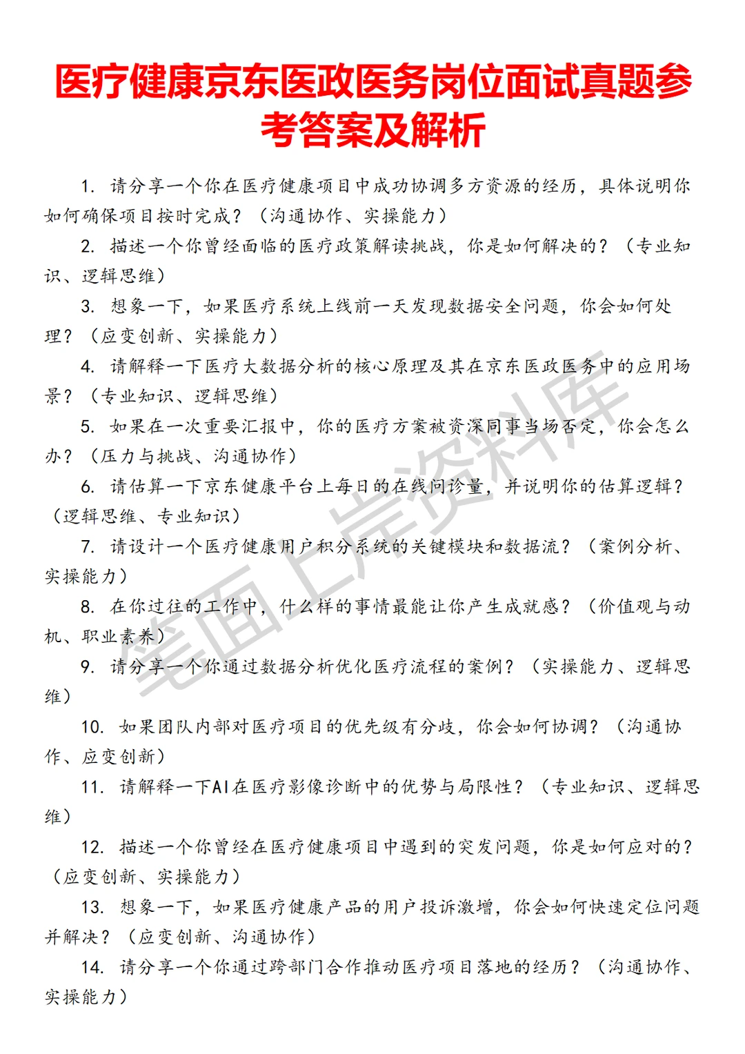 医疗健康京东医政医务
