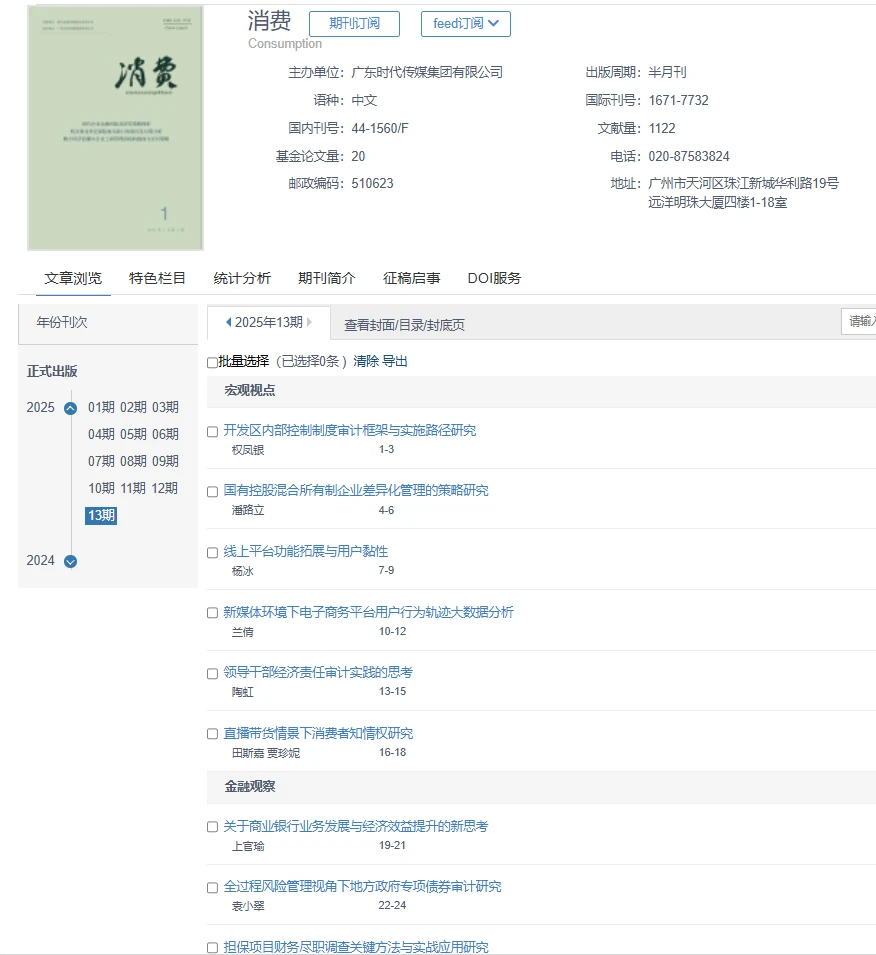经济专刊大汇总（一）：
