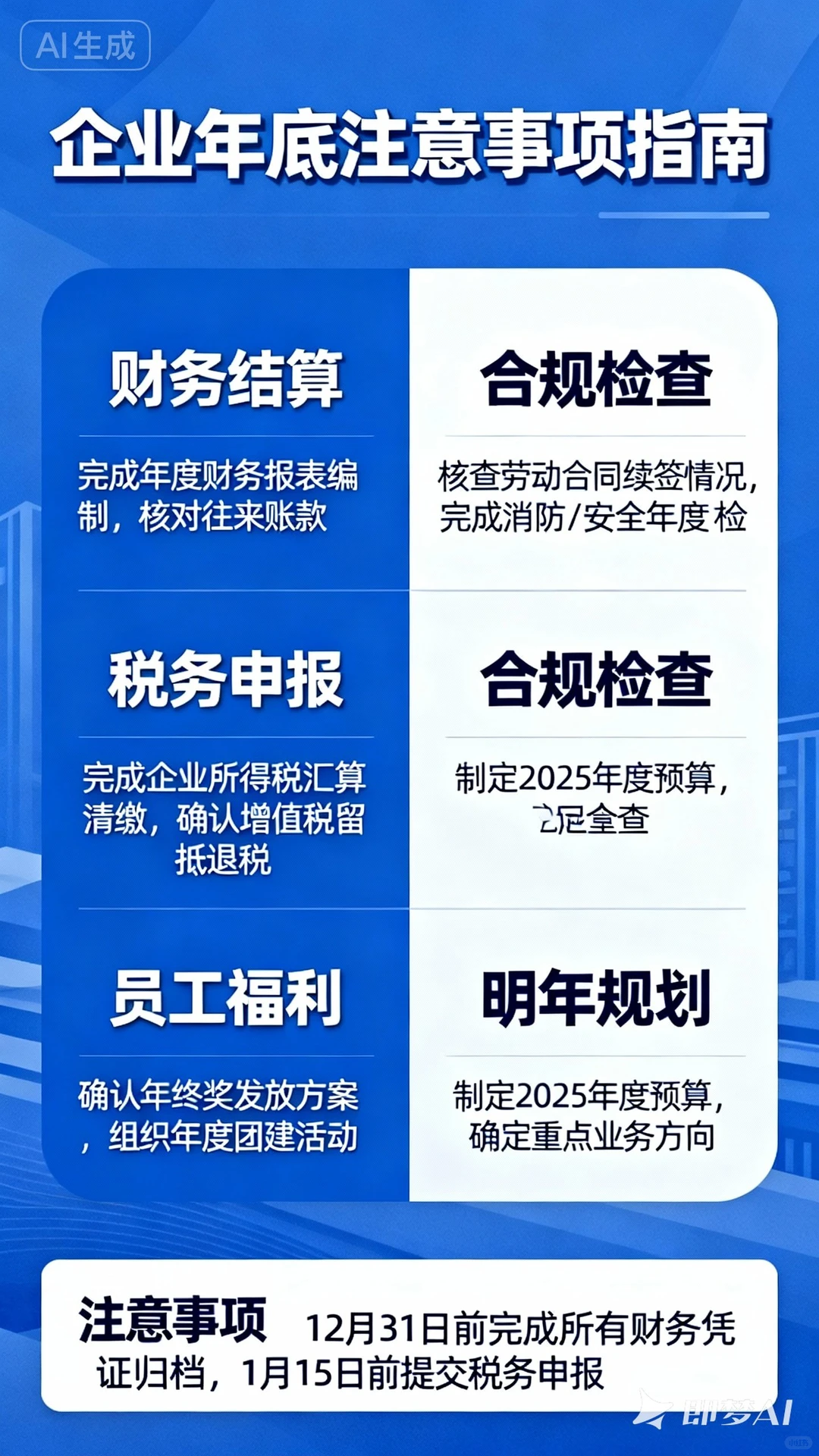 ? 年底关账倒计时!呼和浩特企业必做的8