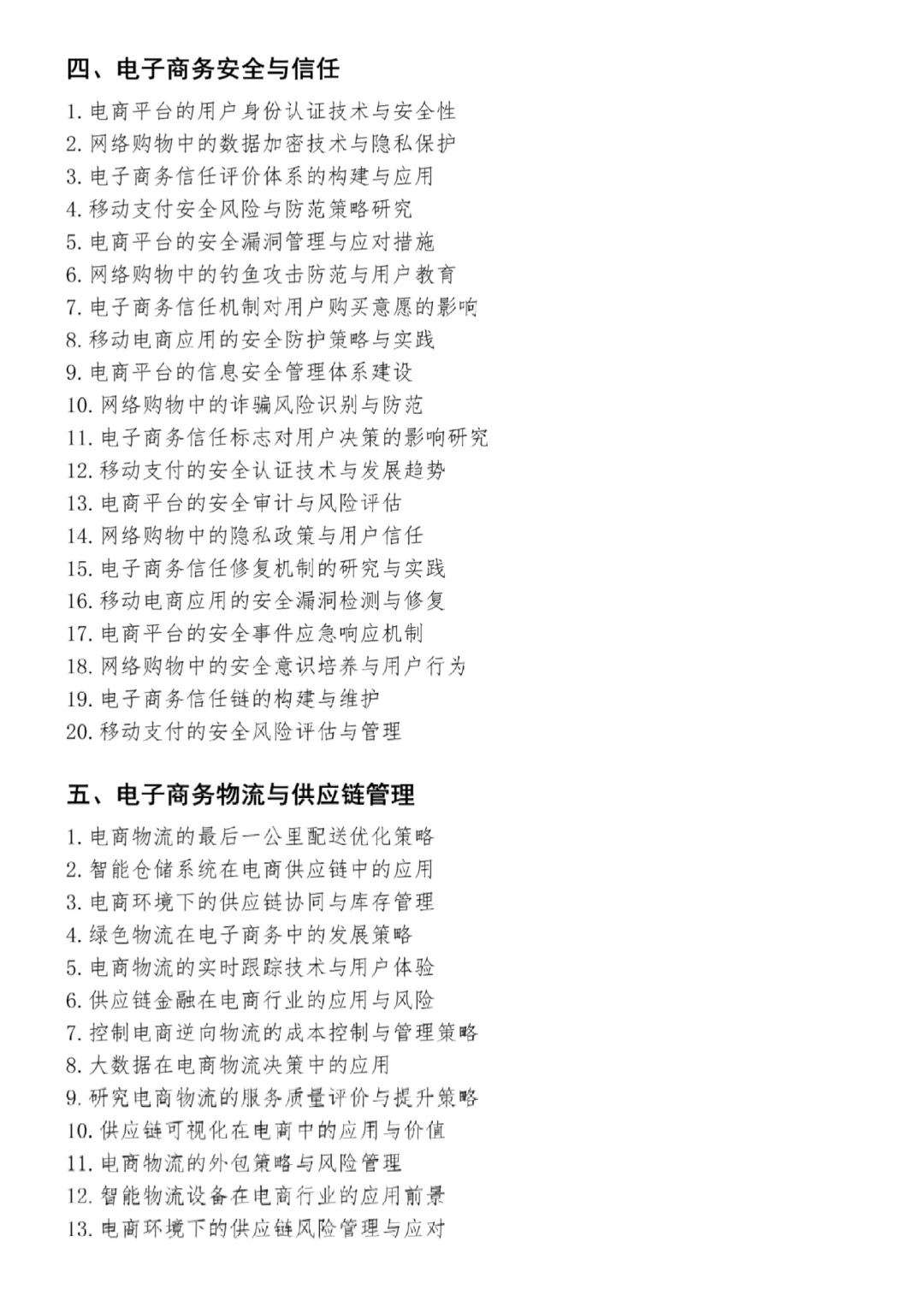 2026电子商务好写论文选题，直接用！