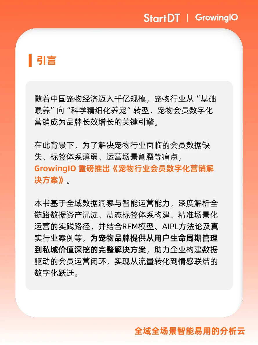 白皮书|宠物行业会员数字化营销解决方案