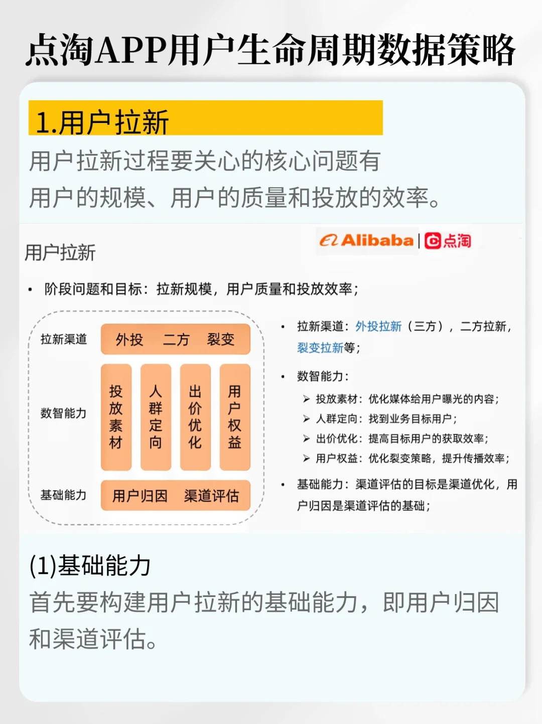C端产品经理做用户增长的数据策略