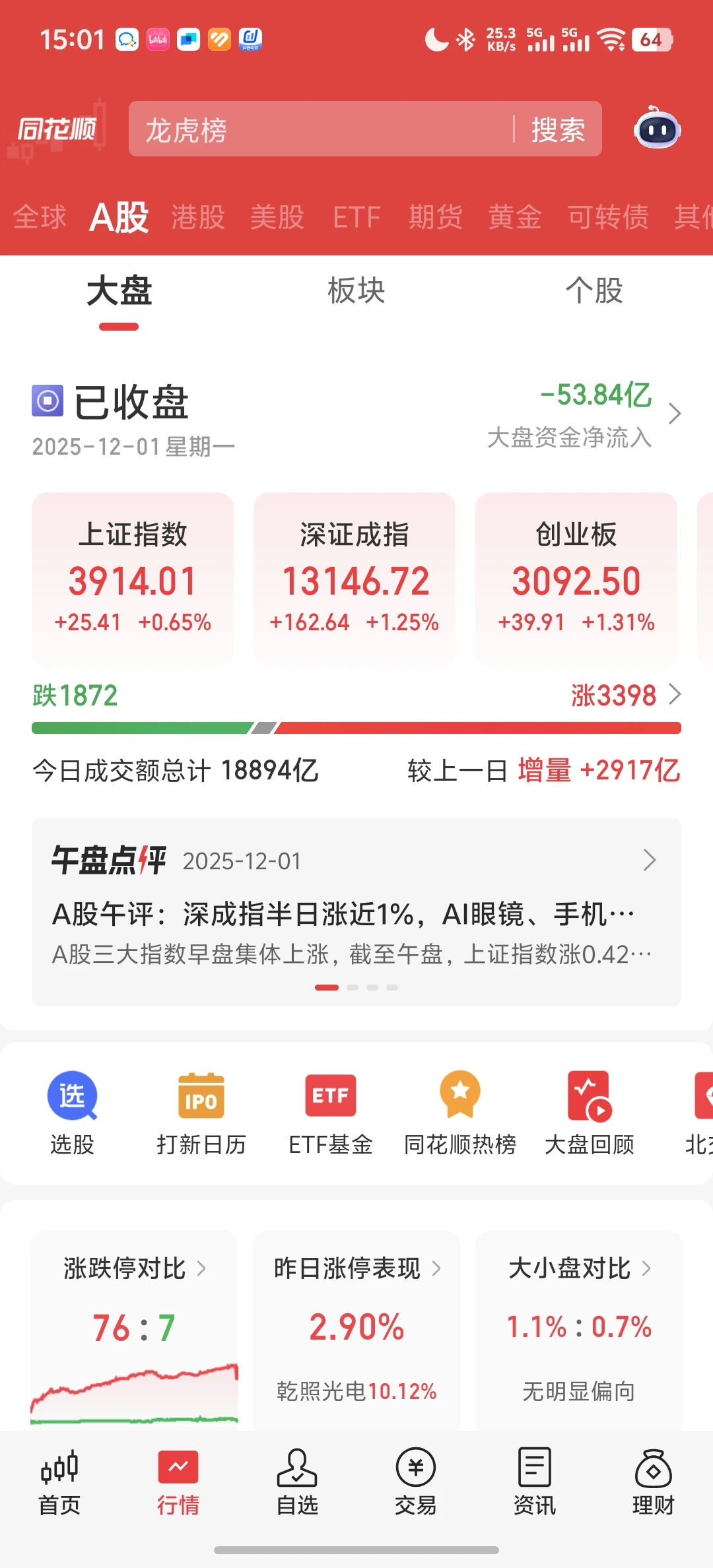 20251201持仓盈亏