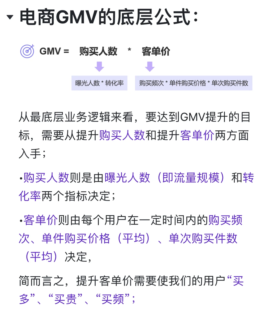 从GMV拆解看货架电商的业务底层逻辑