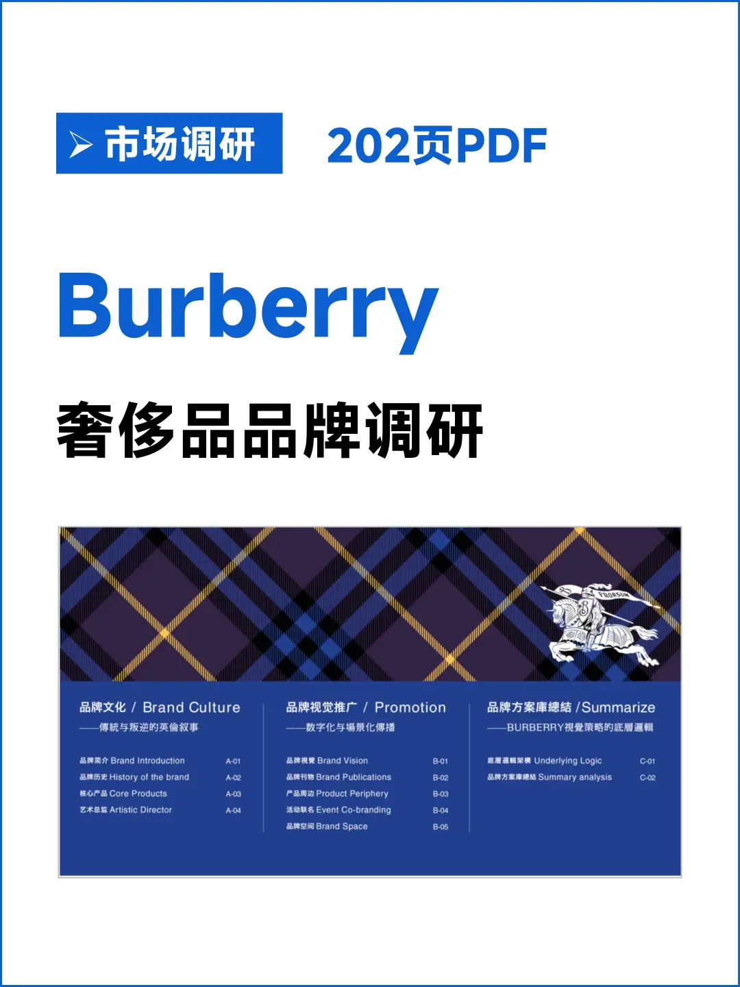 Burberry奢侈品品牌调研报告
