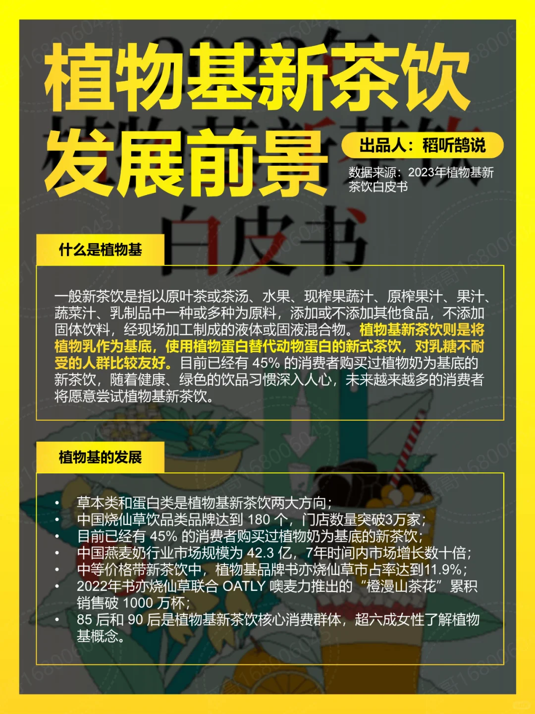 什么是植物基新茶饮丨好喝和健康你选哪个？
