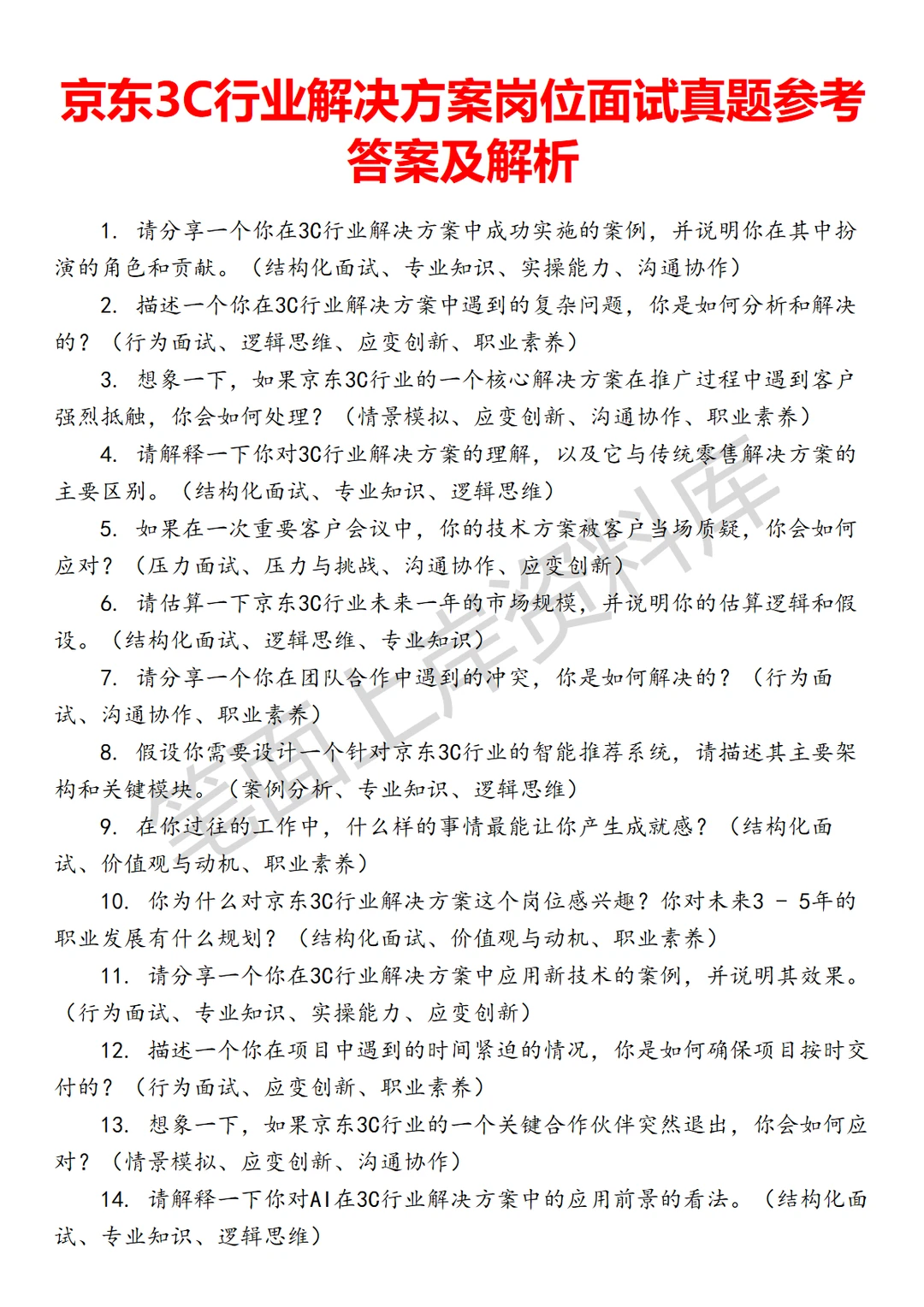 京东3C行业解决方案