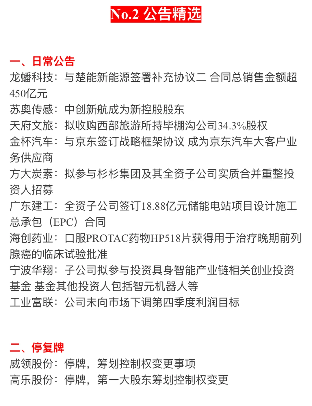 ?【11月25日 | 周二盘前热点速递】?